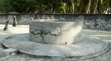 Most people choose to make spring boxes and wells from cement.