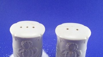 Table salt provides a mild abrasive.