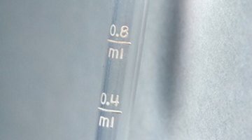 An eye dropper allows you to add just the right amount of ammonia.