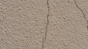 Crack to be filled with grout