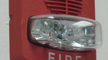 Fire Alarm Horn and Light