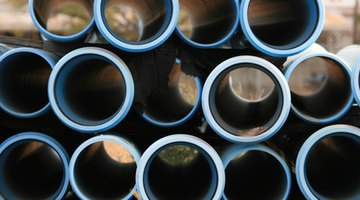 Mark the PVC pipe along the edge.