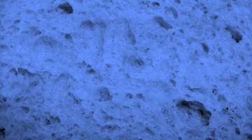 A soft sponge removes stains without damaging your polyester.