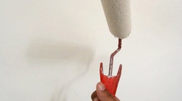 Rolling on paint
