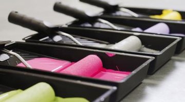 Imron paints can be applied by brush, rollers, or spray apparatus.