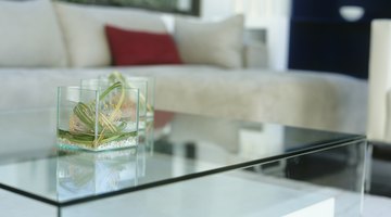 Glass surfaces reflect light and create a feeling of space.