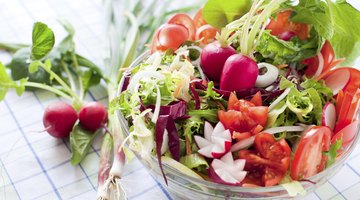 Radishes can be used in salads.