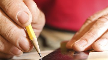 Be sure to keep your pencil against the square as you mark.