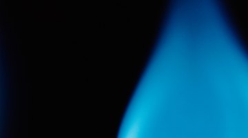 A correctly operating furnace has a clear, steady blue flame.