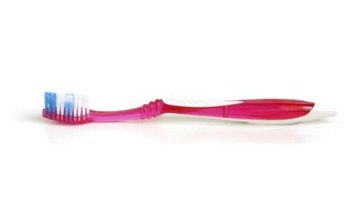 use an old toothbrush to clean mortar between bricks