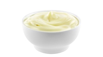 Mayonnaise can stain.