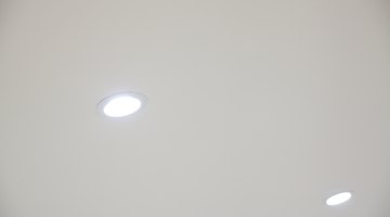 Recessed ceiling lights.