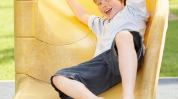 Plastic slides can endure more weather damage than metal slides.
