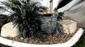 Sketch a plan for the water feature.
