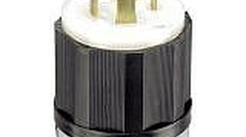 Male twist lock plug. Plug into generator.