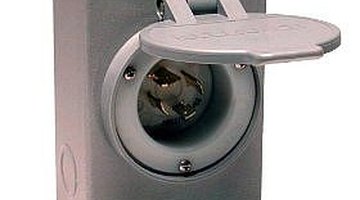 Flanged inlet connector box.