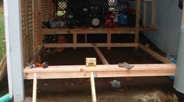 Finishing up the frame.