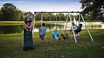 Metal Swing Set