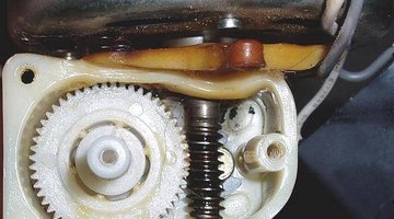Overhead view of the gearbox