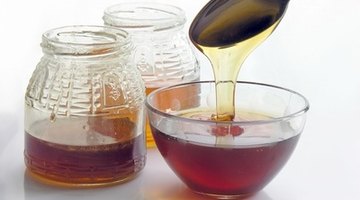 Honey can be a bait for ants.