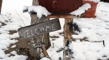 Bring decorative signs indoors inside to prevent the design from fading or being damaged.
