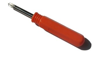 Remove the screws that hold the receptacle cover in place.
