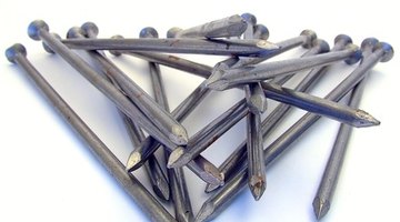 Galvanized nails resist rust and grip securely.