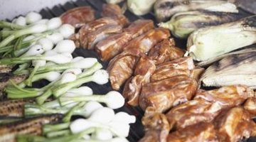 Use a basting brush to add flavor.